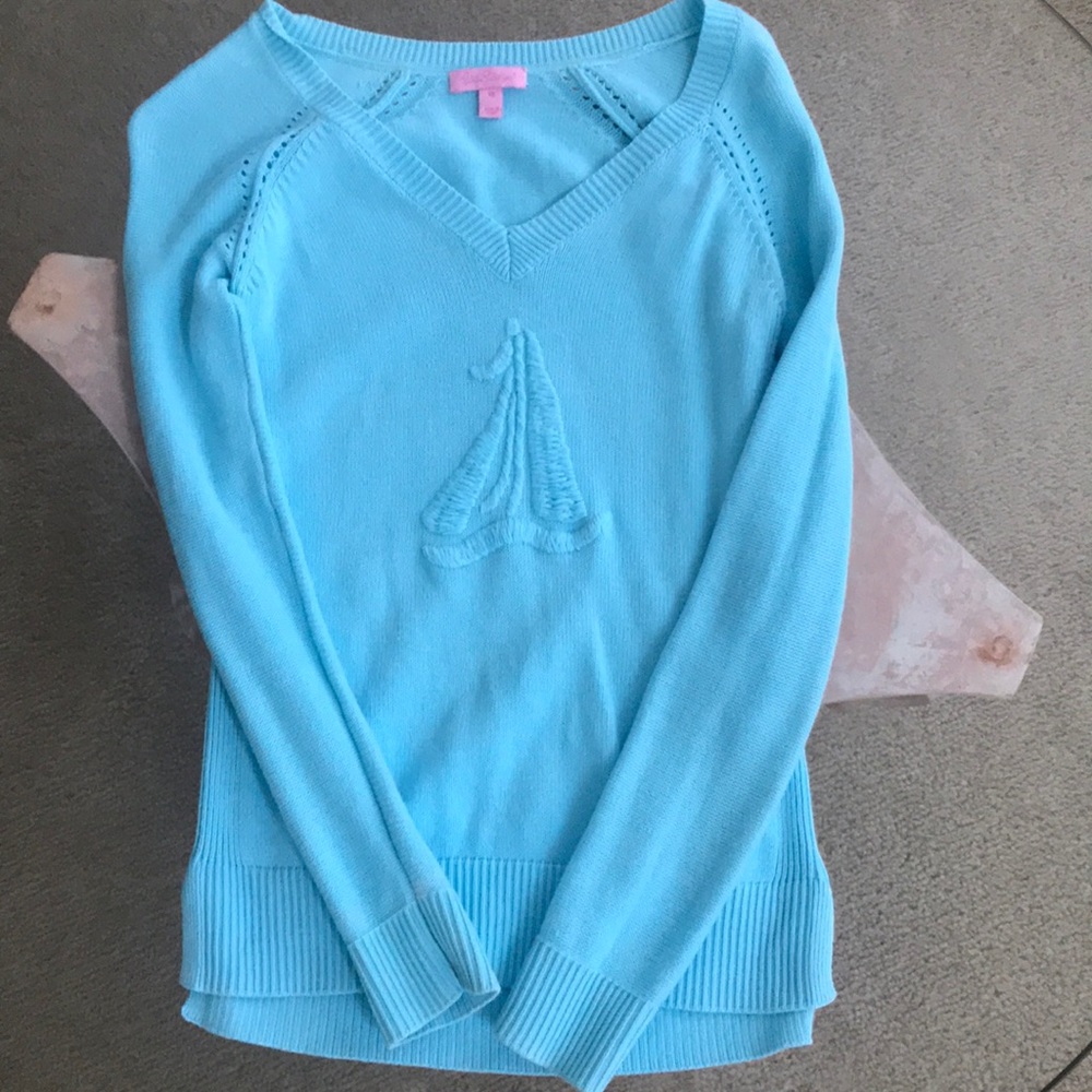Lilly Pulitzer Sailboat Sweater